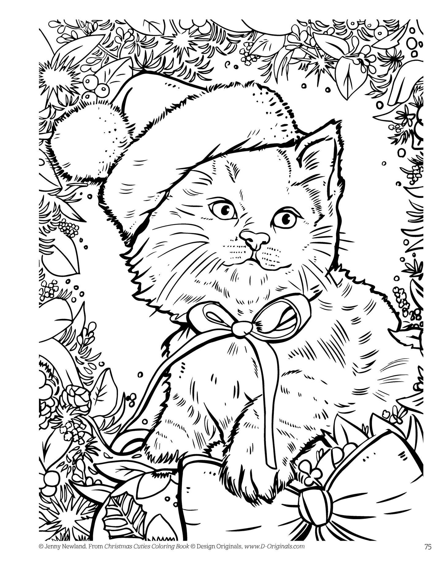 Christmas Cuties Coloring Book